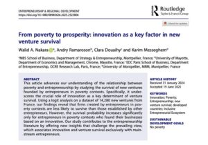 From poverty to prosperity: innovation as a key factor in new venture survival